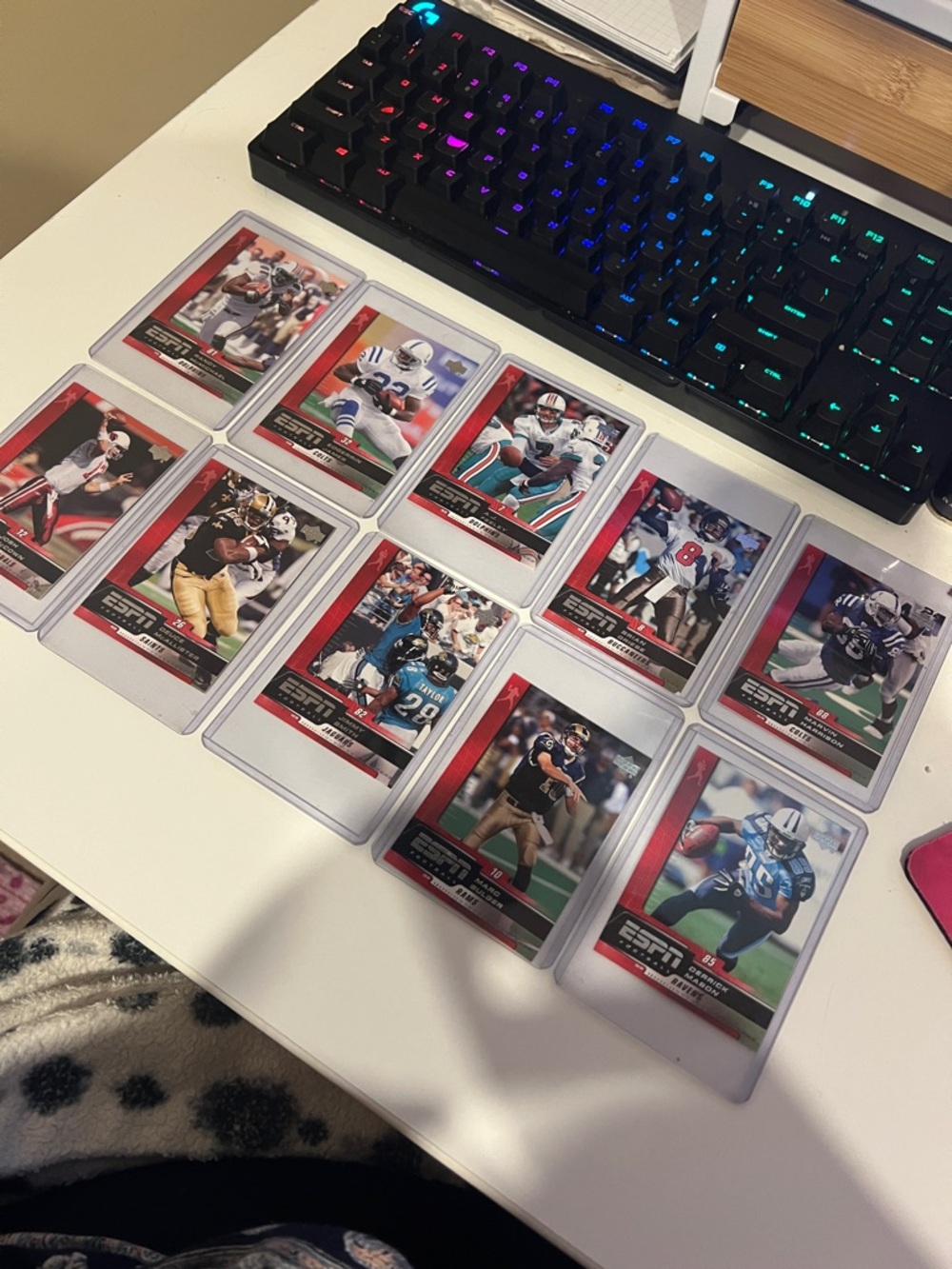 ESPN Upper Deck Vintage Football Player Cards Lot